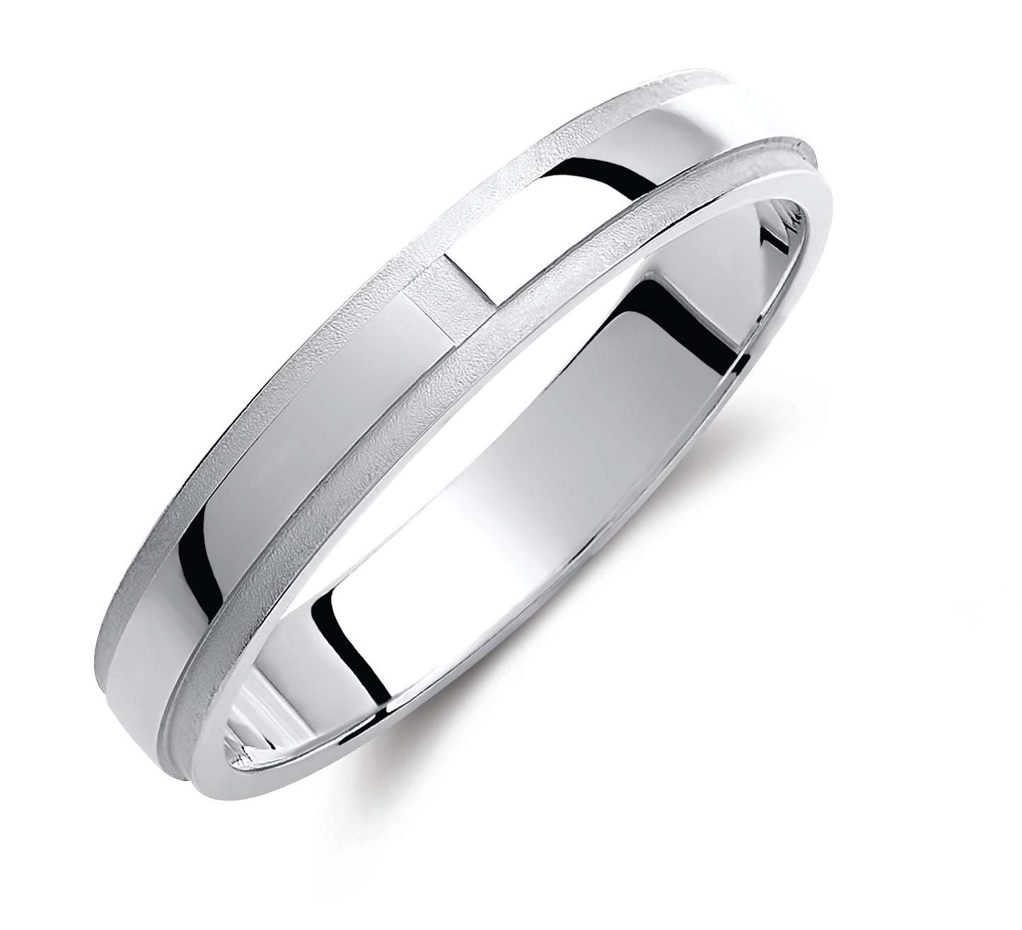 Textured 14k Gold Wedding Band Set - His & Hers Minimalist Rings