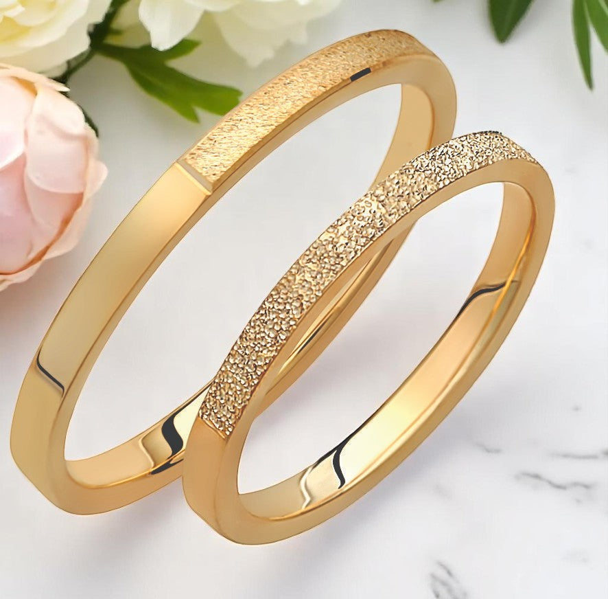 Slim 2mm Wedding Bands Set
