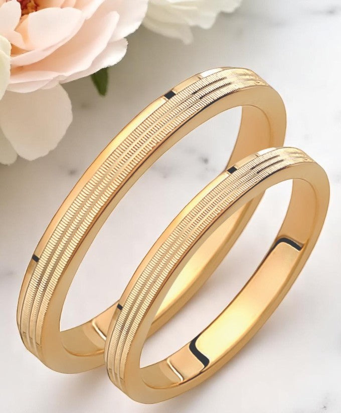 Minimal 2.5mmWedding Bands Set
