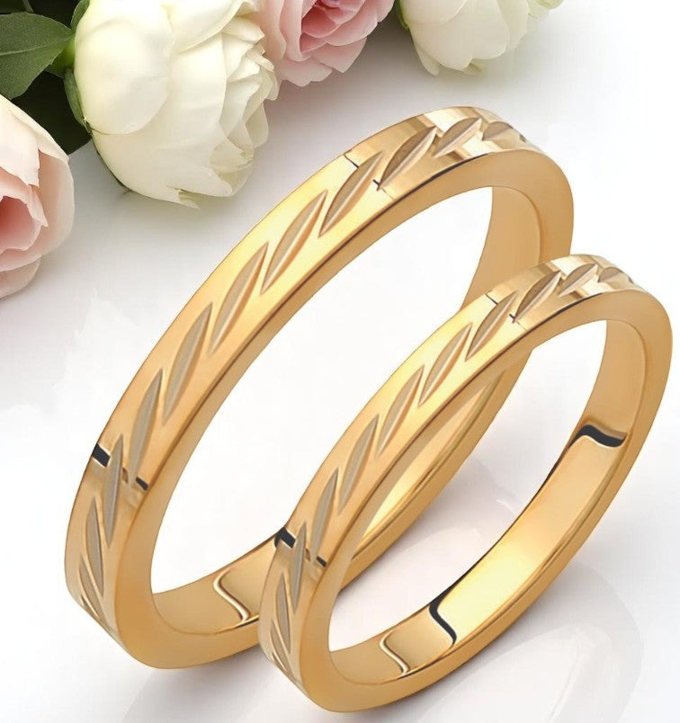 Slim 2.5mm Wedding Bands Set
