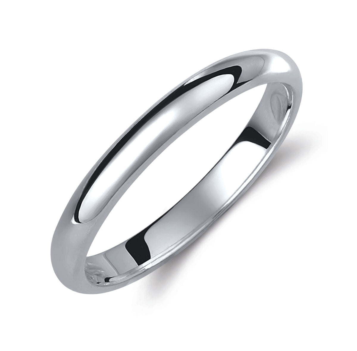 Classic 2mm Wedding Band Set in 9K Solid Gold – His & Hers Rings