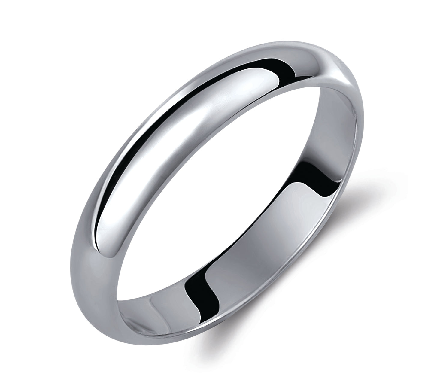 Classic 3.5mm Wedding Band Set in 9K Solid Gold – His & Hers Rings