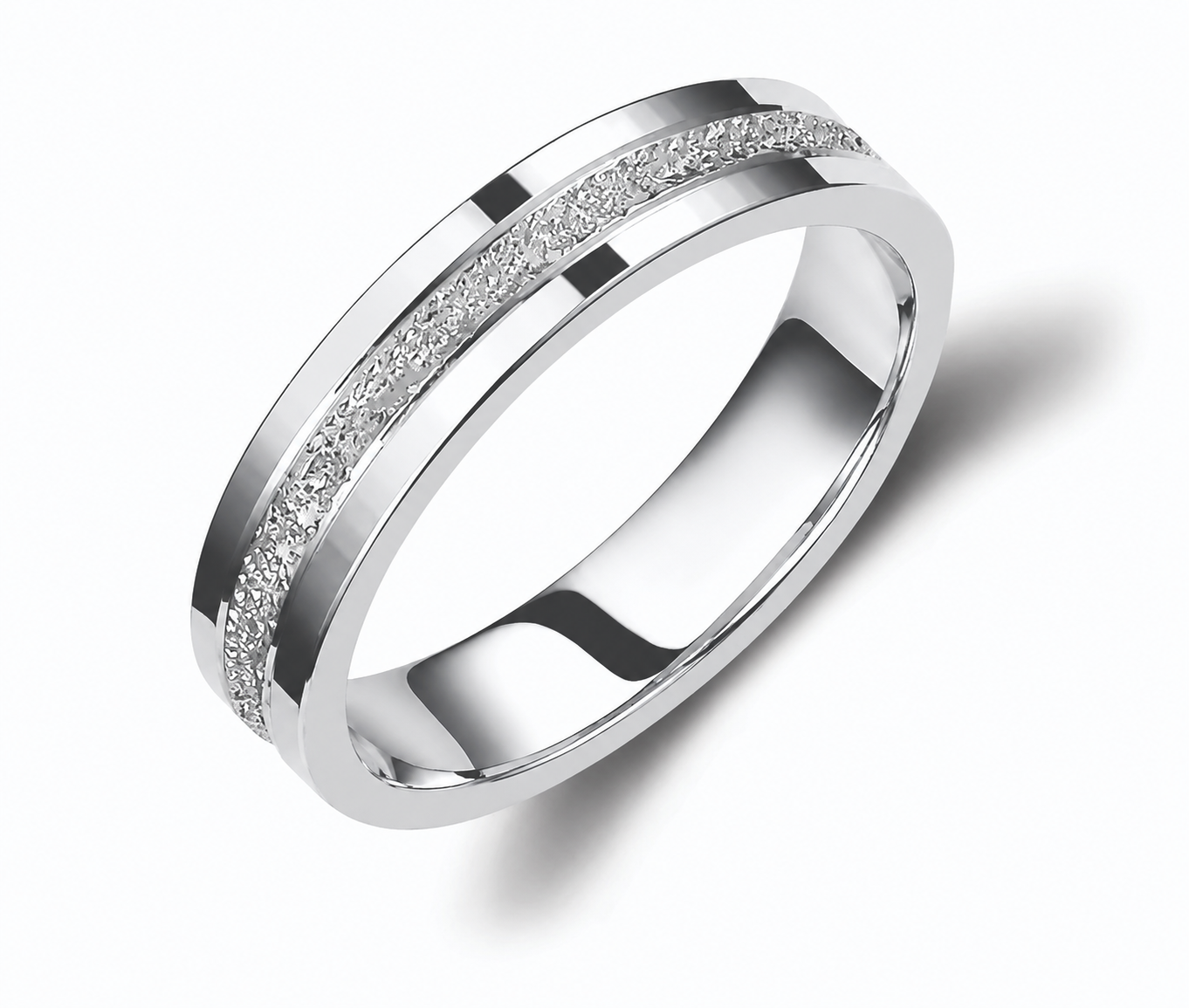 Two-Tone 4.50mm Wedding Bands Set