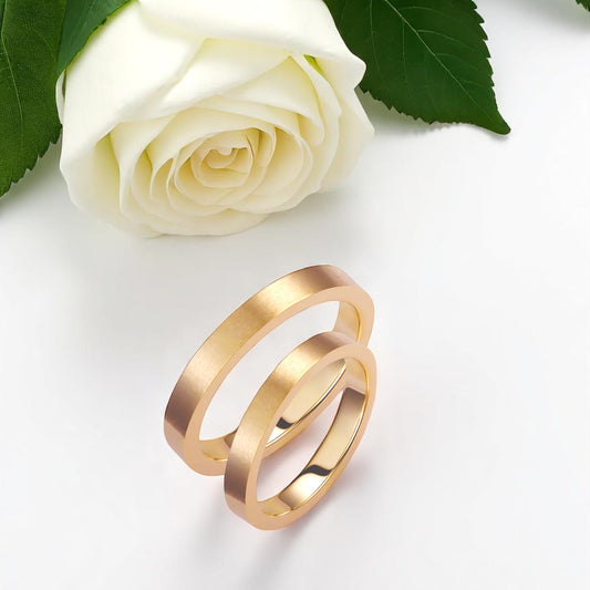 Minimal 3.00mm Wedding Bands Set
