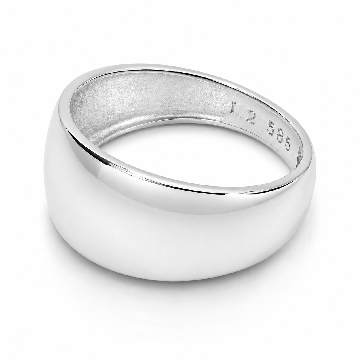 14k Solid Gold Signet Ring: Modern Minimalist Jewelry