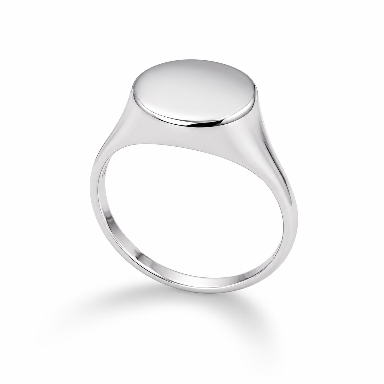 14k Solid Gold Signet Ring: Personalized Engraved Jewelry