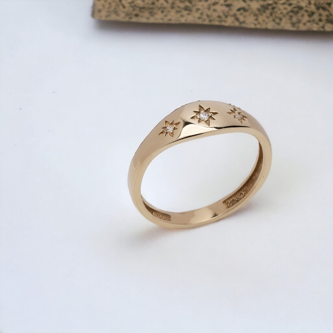 Starburst Ring in 14K Gold