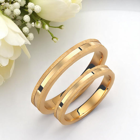 Slim 3mm Wedding Bands Set