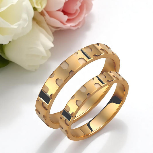 Minimal 3.50mm Wedding Bands Set