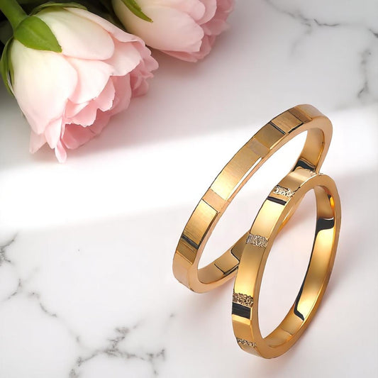Slim 2.5mm Wedding Bands Set