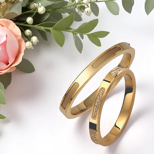 Slim 2.5mm Wedding Bands Set