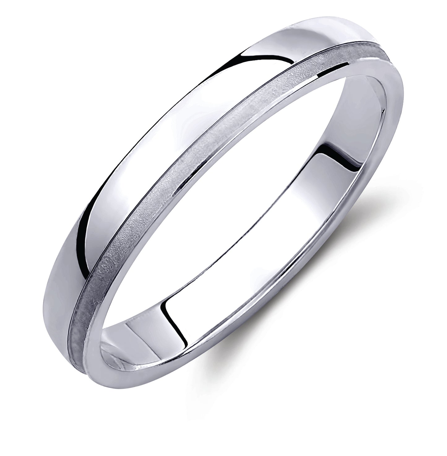 Textured 3.5mm Wedding Bands Set