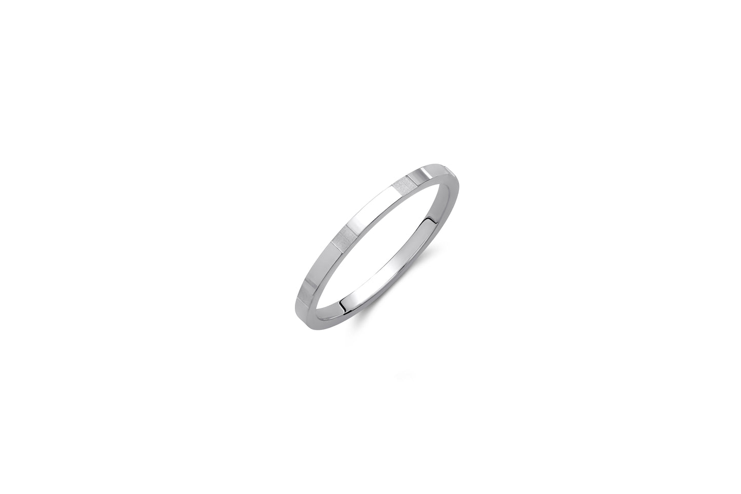 Slim 2mm Wedding Bands Set