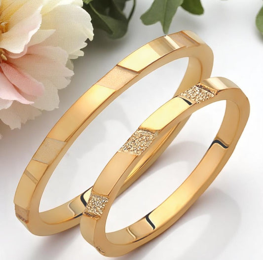 Slim 2mm Wedding Bands Set