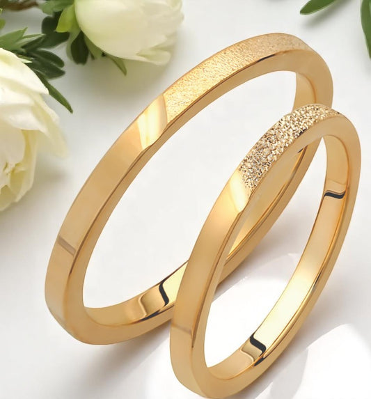 Slim 2mm Wedding Bands Set