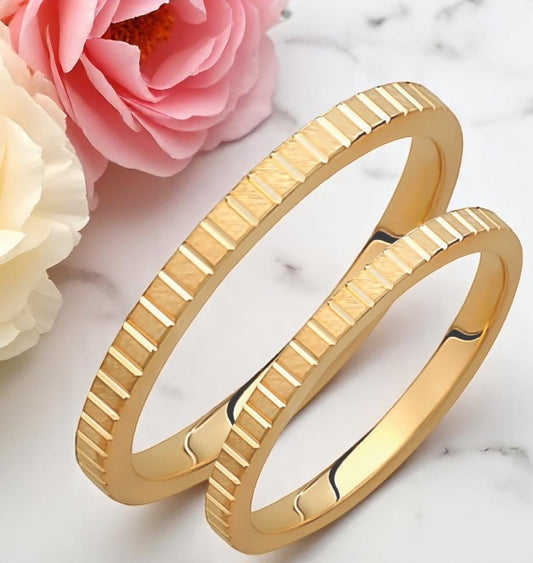 Slim 2mm Wedding Bands Set