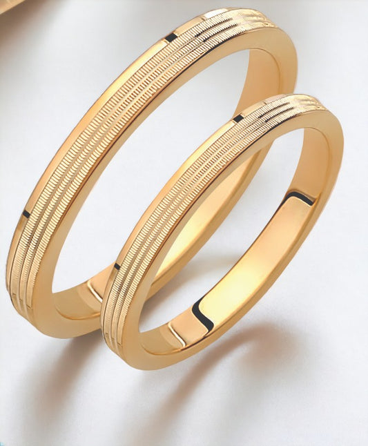 Minimal 2.5mmWedding Bands Set