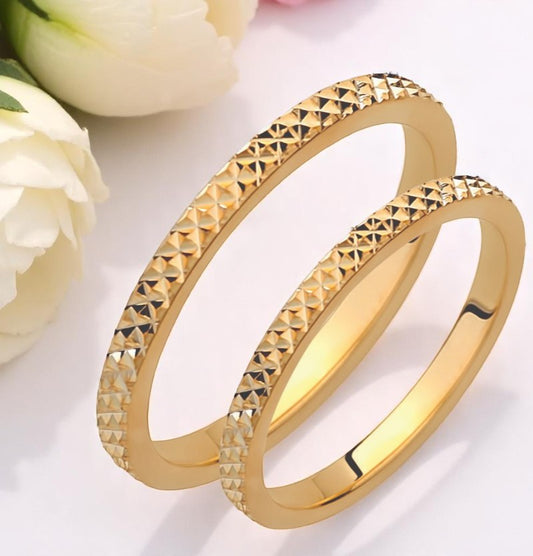 Slim 2mm Wedding Bands Set