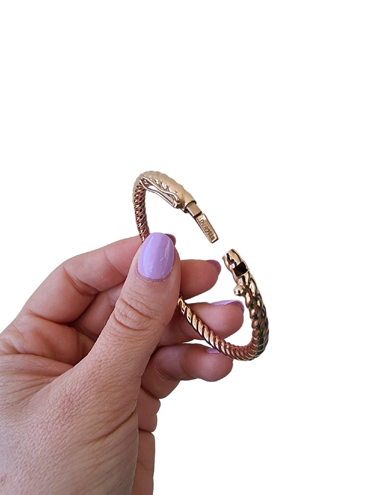 Women's 14K Gold Twisted Bangle Bracelet