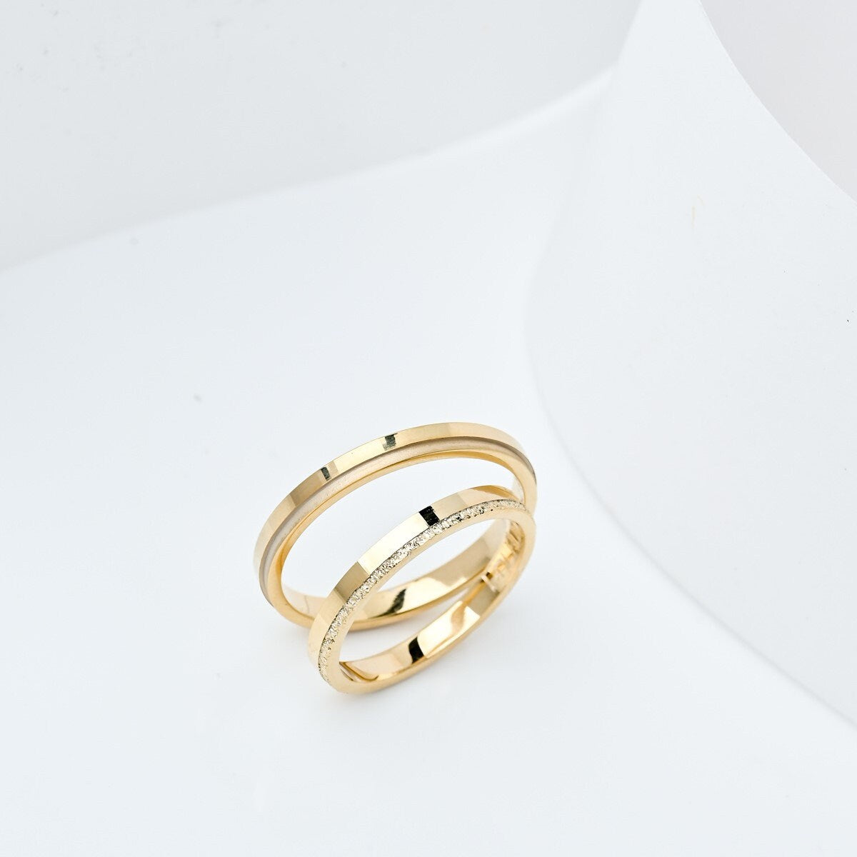 Minimal Wedding Band Set, Wedding Bands Set, Matching Rings, Engrave Band Ring, His and Hers Matching Wedding Bands