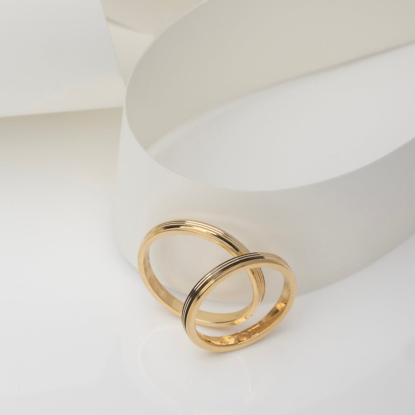 Minimal Wedding Band Set, Wedding Bands Set, Matching Rings, Engrave Band Ring, His and Hers Matching Wedding Bands