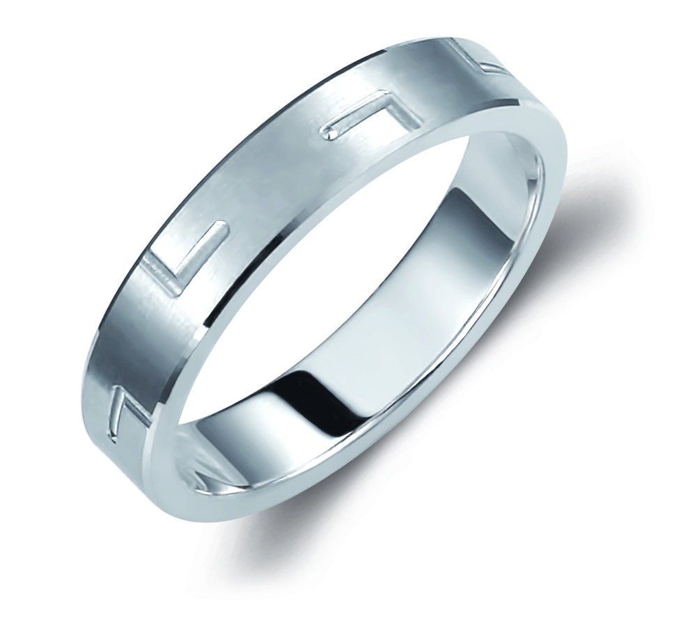 Brushed Wedding Band Set, Wedding Bands Set, Matching Rings, Engrave Band Ring, His and Hers Matching Wedding Bands