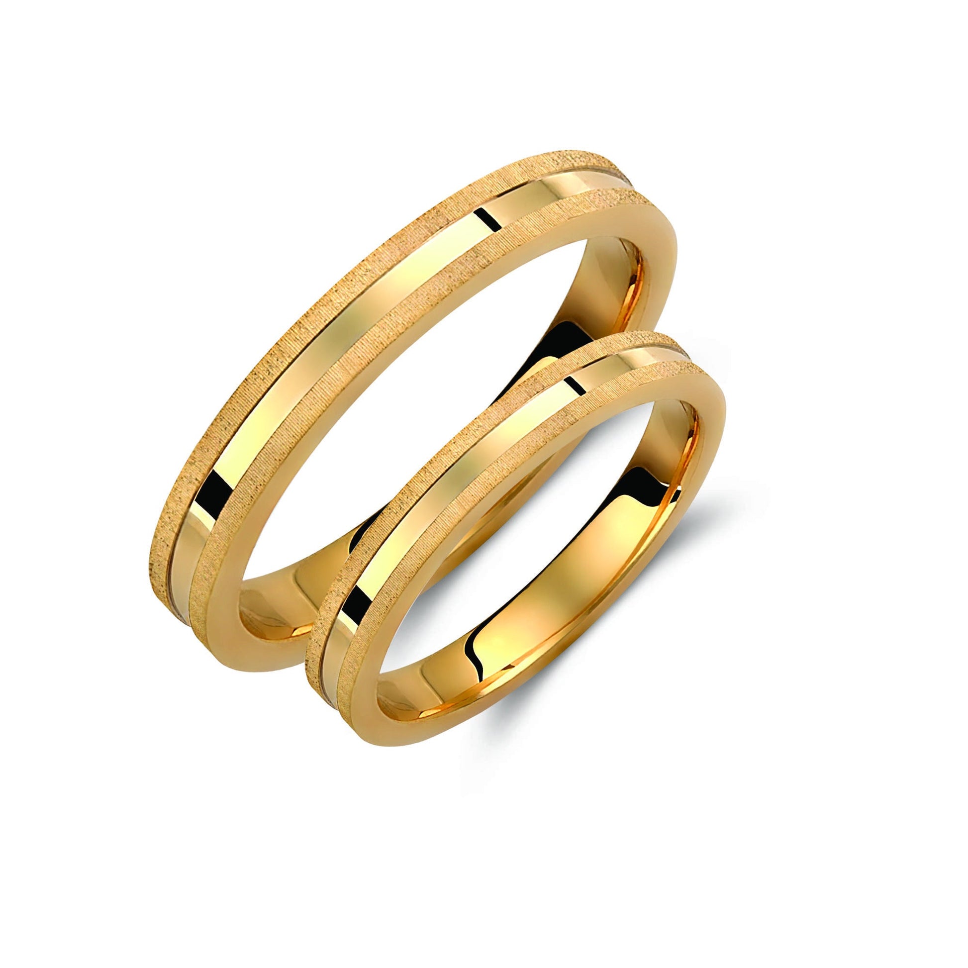 Slim Wedding Band Set, Wedding Bands Set, Matching Rings, Engrave Band Ring, His and Hers Matching Wedding Bands
