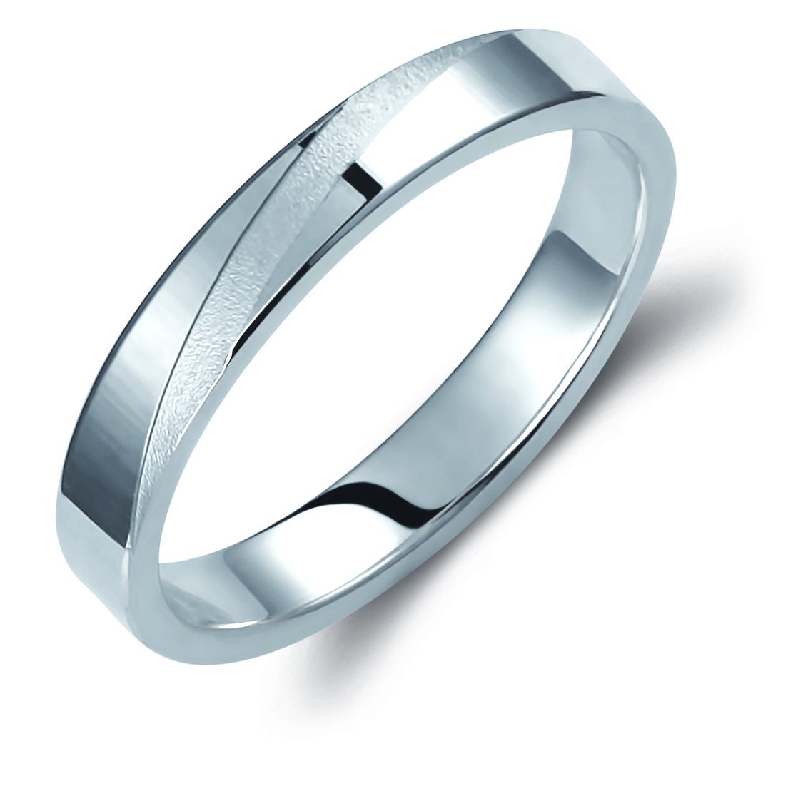 Brushed Wedding Band Set, Wedding Bands Set, Matching Rings, Engrave Band Ring, His and Hers Matching Wedding Bands