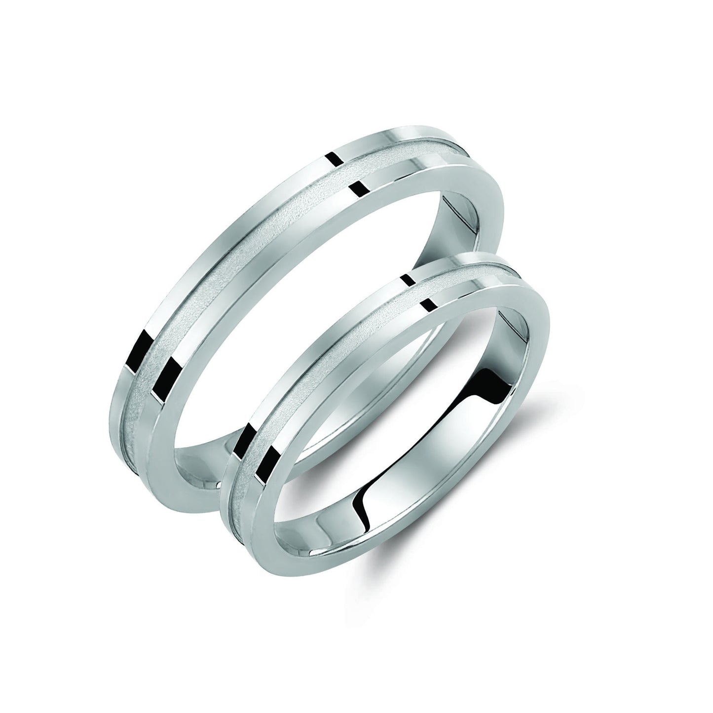 Slim Wedding Band Set, Wedding Bands Set, Matching Rings, Engrave Band Ring, His and Hers Matching Wedding Bands