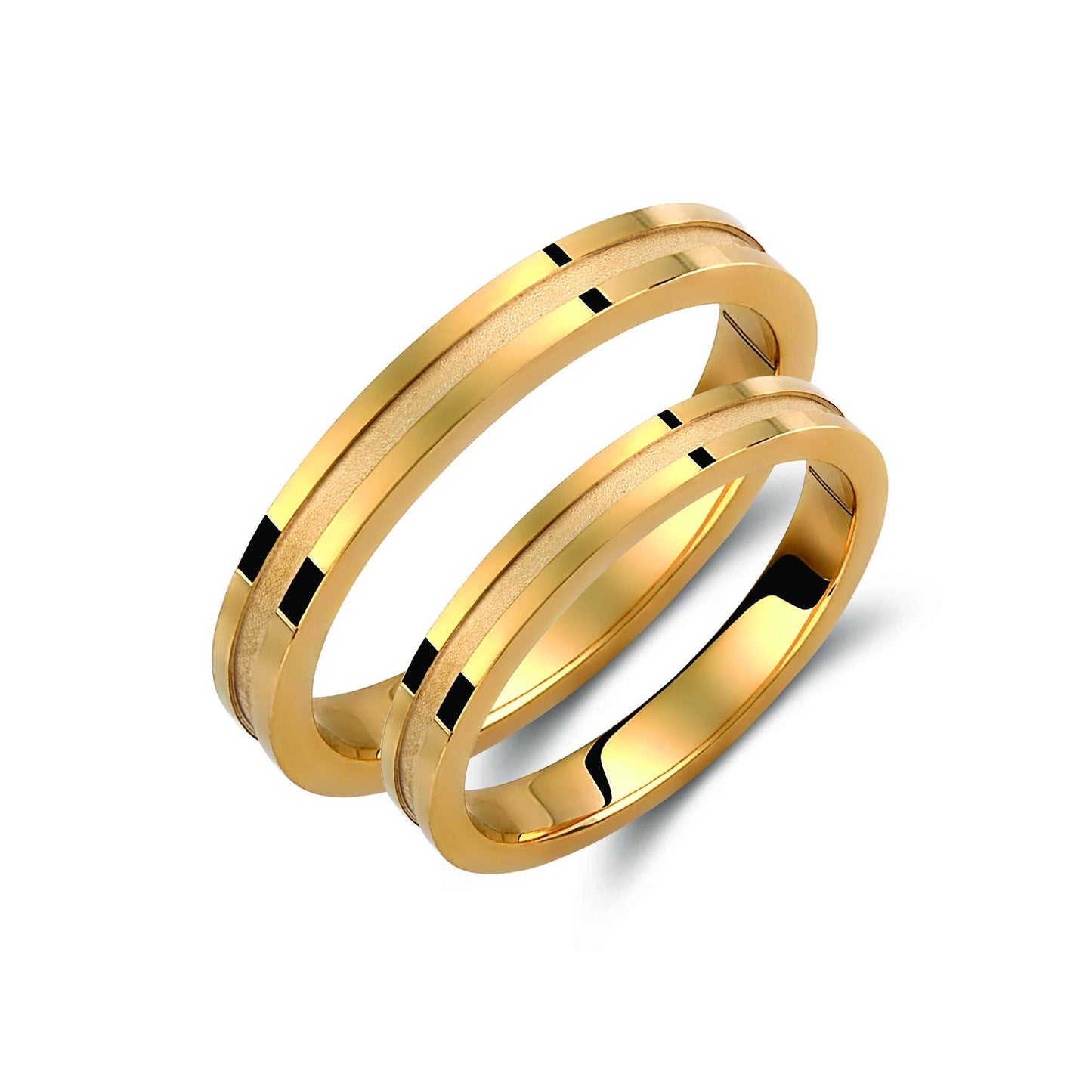 Slim Wedding Band Set, Wedding Bands Set, Matching Rings, Engrave Band Ring, His and Hers Matching Wedding Bands