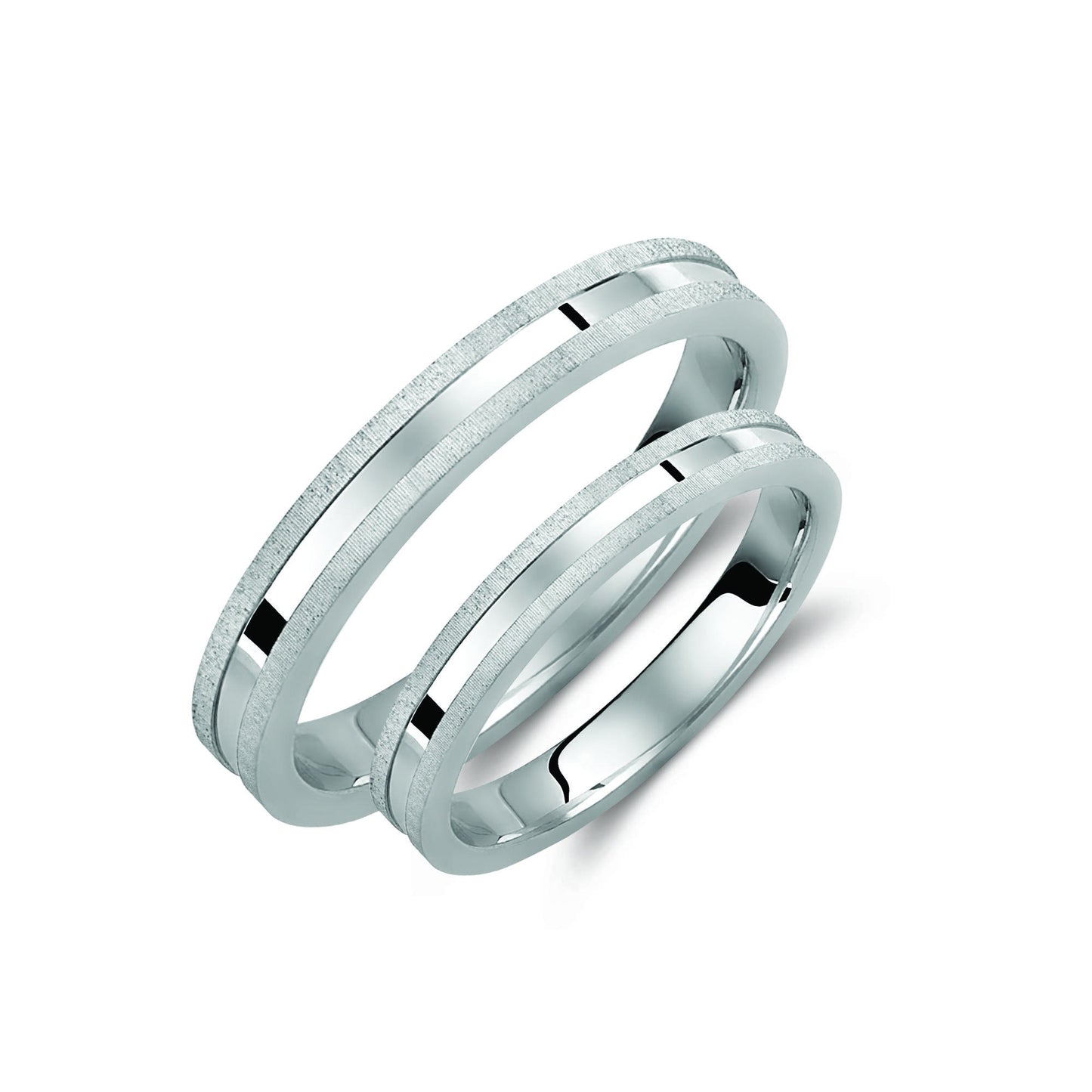 Slim Wedding Band Set, Wedding Bands Set, Matching Rings, Engrave Band Ring, His and Hers Matching Wedding Bands