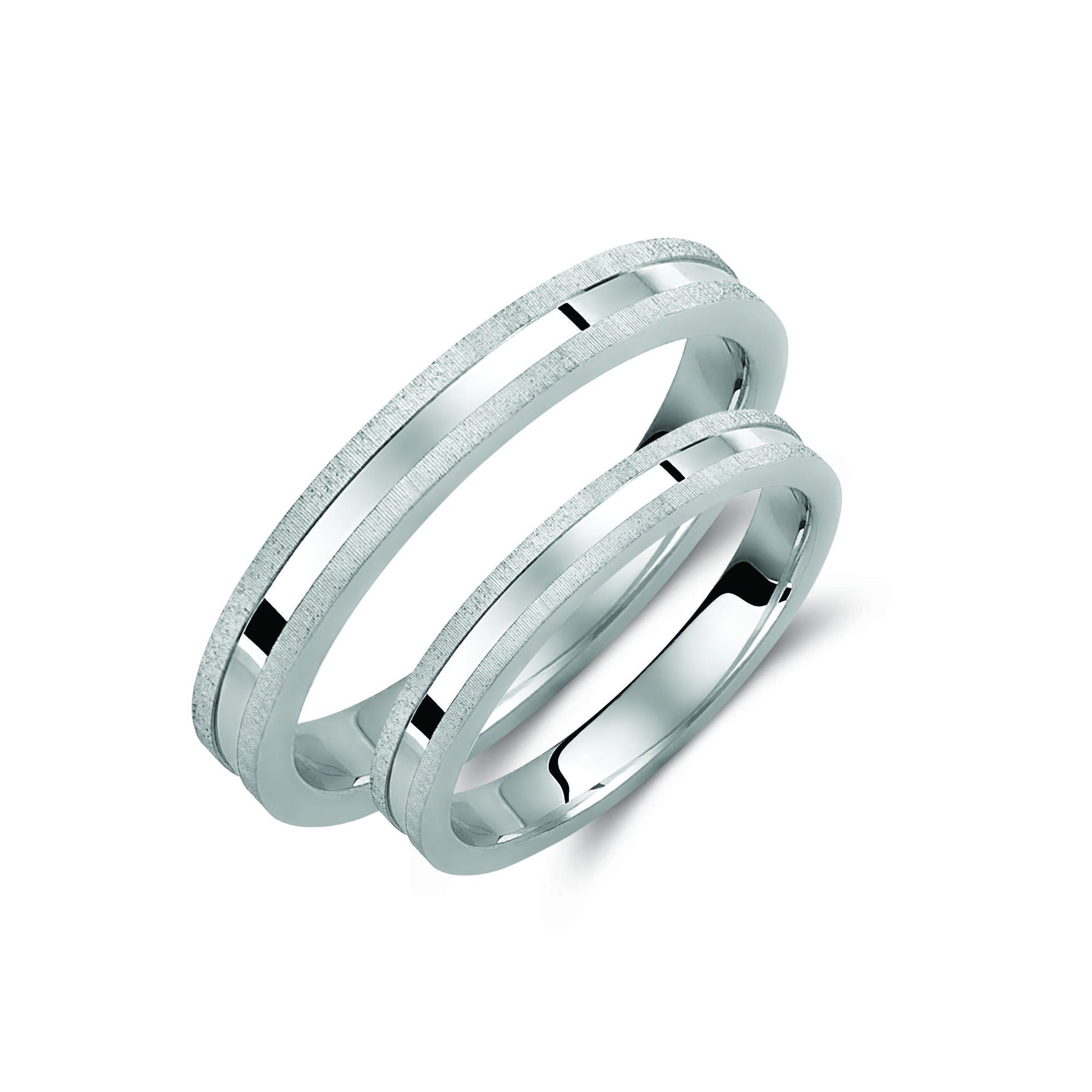 Slim Wedding Band Set, Wedding Bands Set, Matching Rings, Engrave Band Ring, His and Hers Matching Wedding Bands